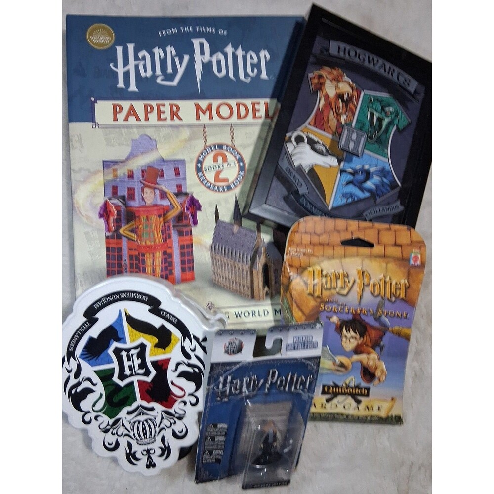 Harry Potter paper models mixed lot of collectibles 5